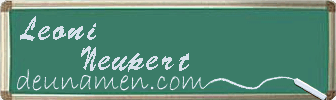 Leoni Neupert Visitenkarte